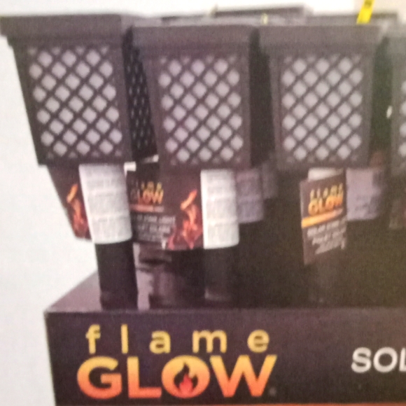 Set of 27 glow flame solar lights - Picture 1 of 6